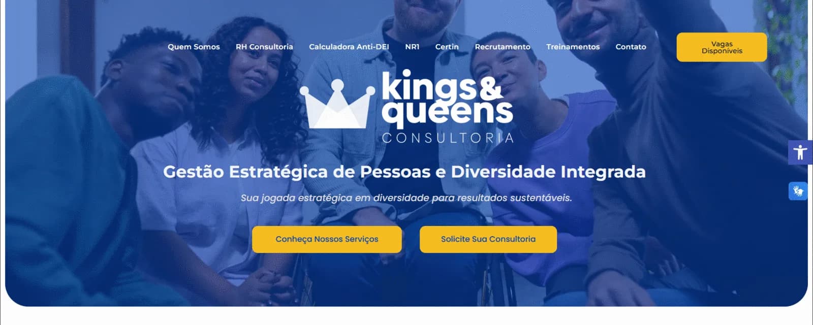 Kings & Queens RH — Web Design